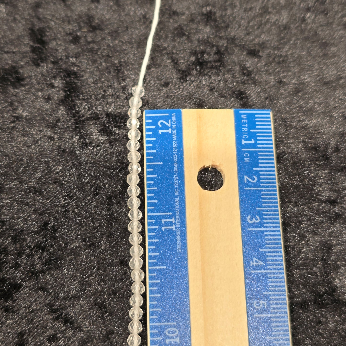 Clear Quartz High Quality Bead Strand | 3mm | High Quality