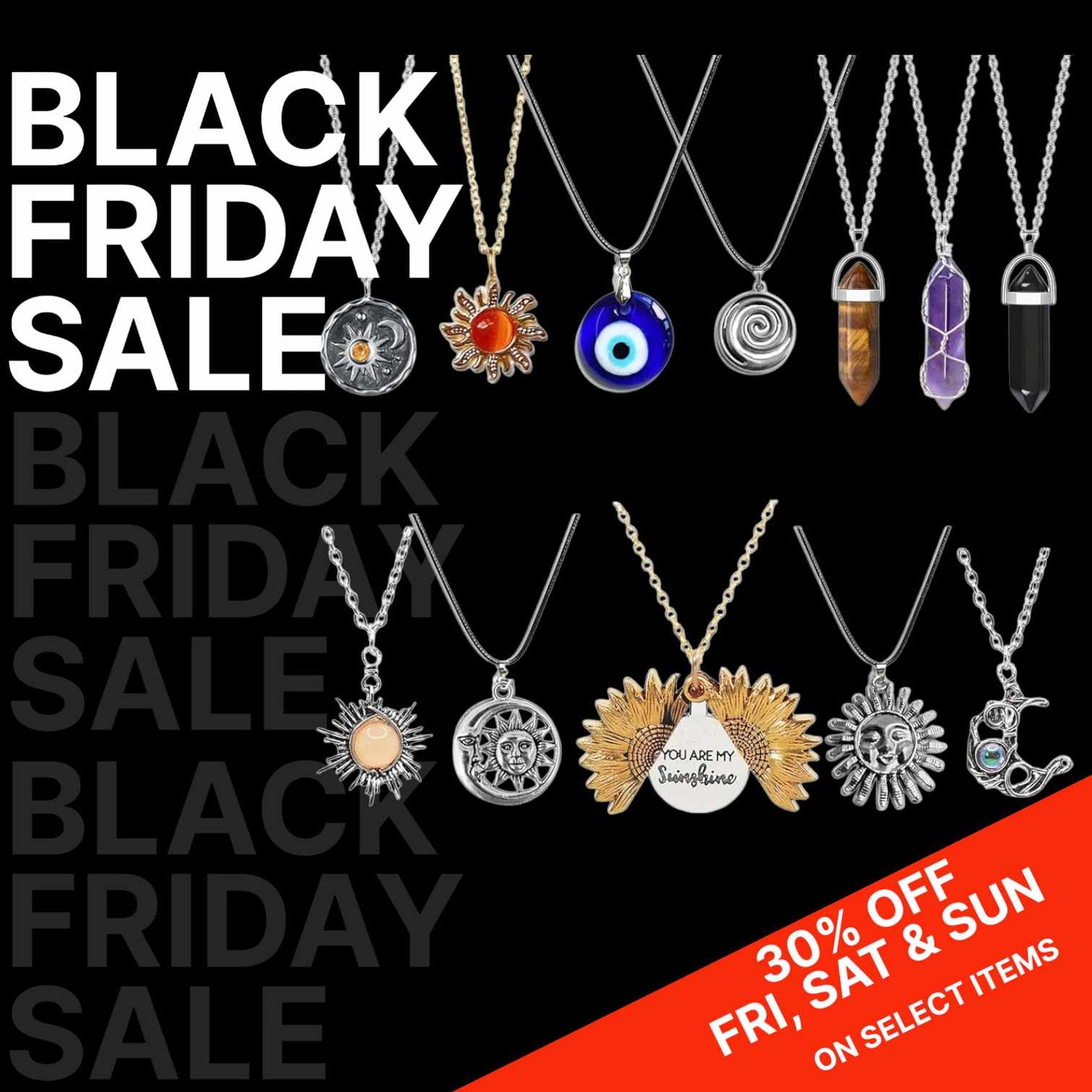 Black Friday Necklace Sale