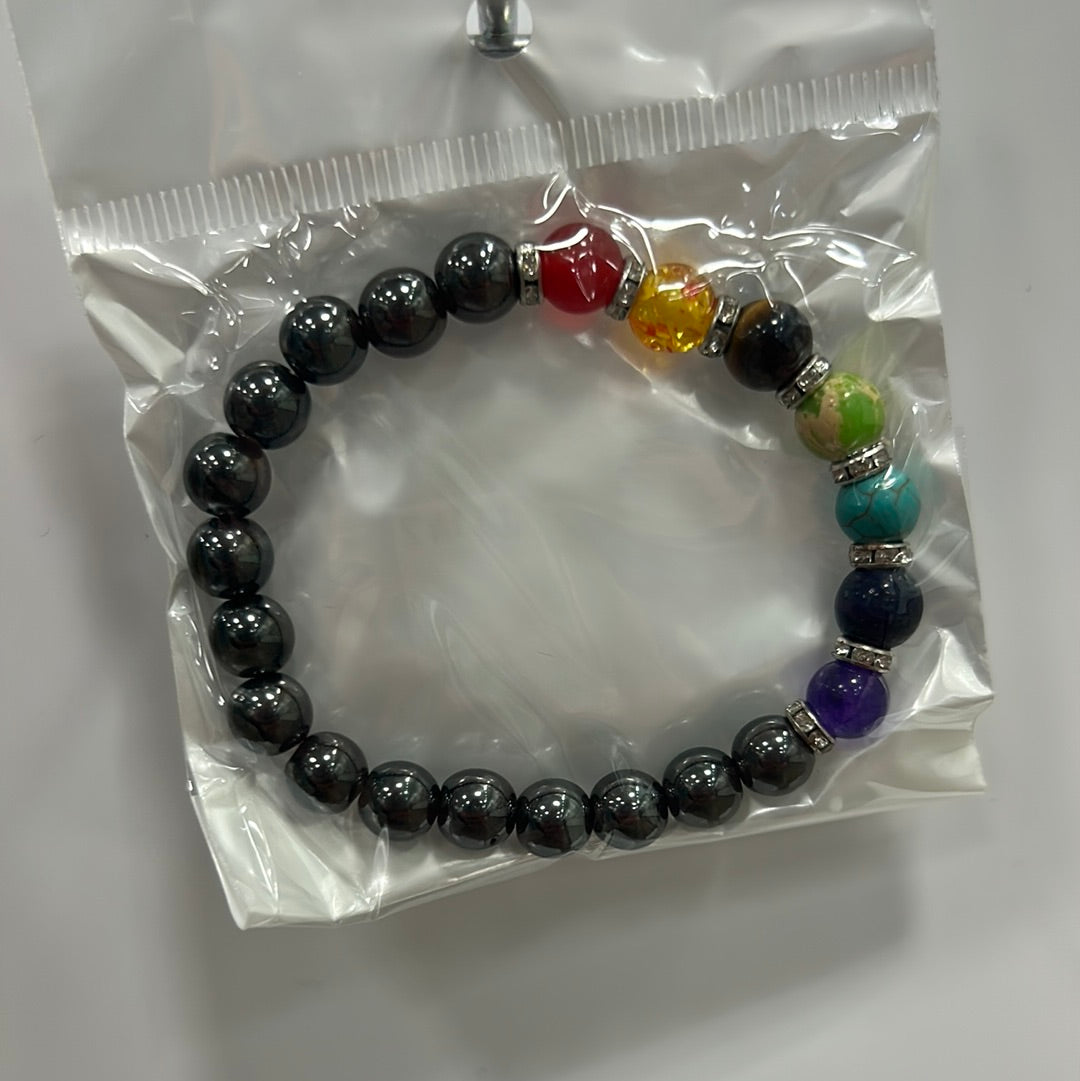 zPOS Chakra and Hematite Bead