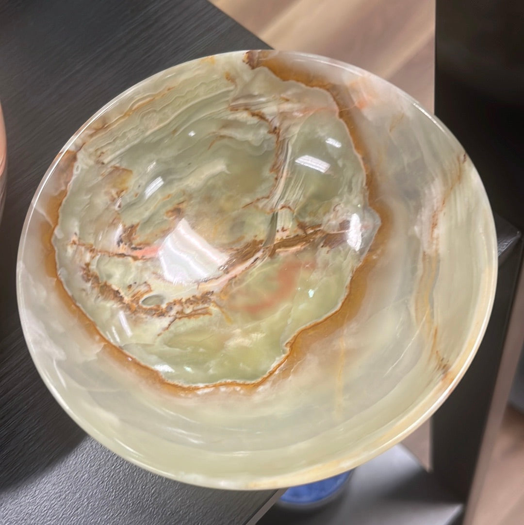 Green Onyx Bowl