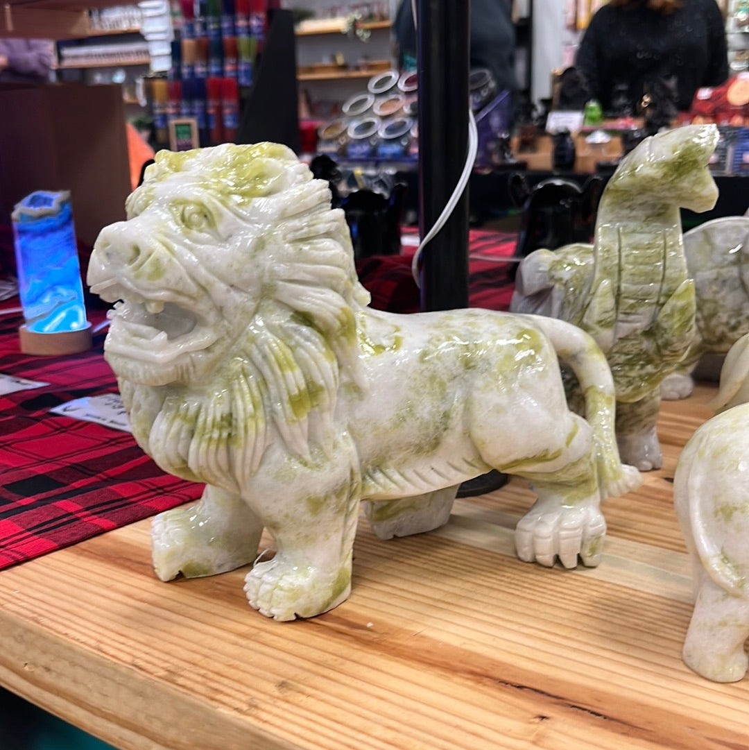 Nephrite Jade Lion