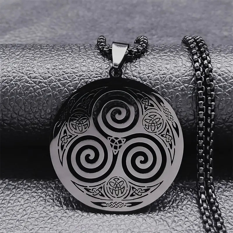 Triskelion Stainless Steel Necklace (Variants)