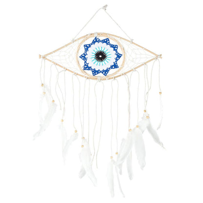 MACRAME EVIL EYE DREAMCATCHER