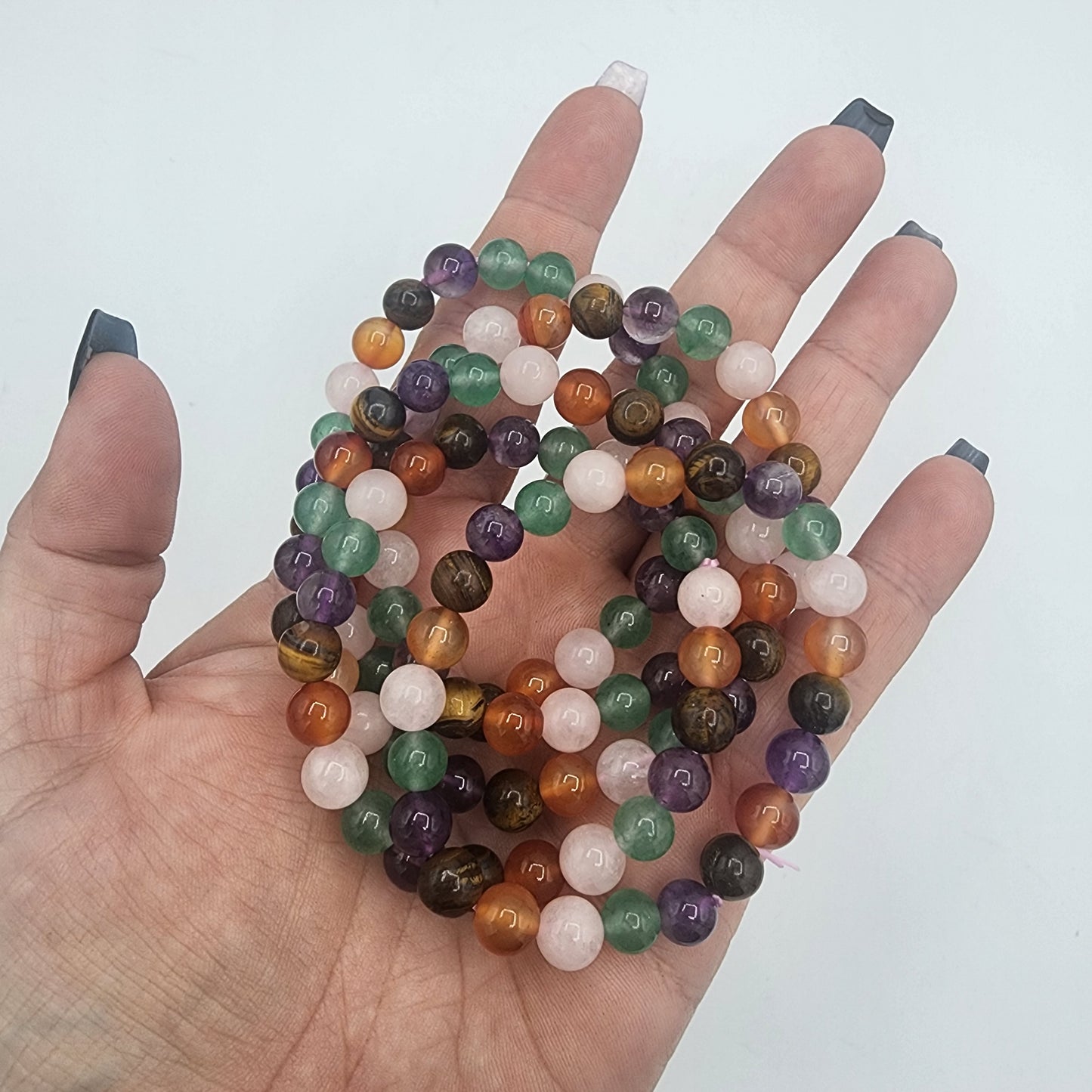 Colorful Mix Crystal Beaded Bracelet
