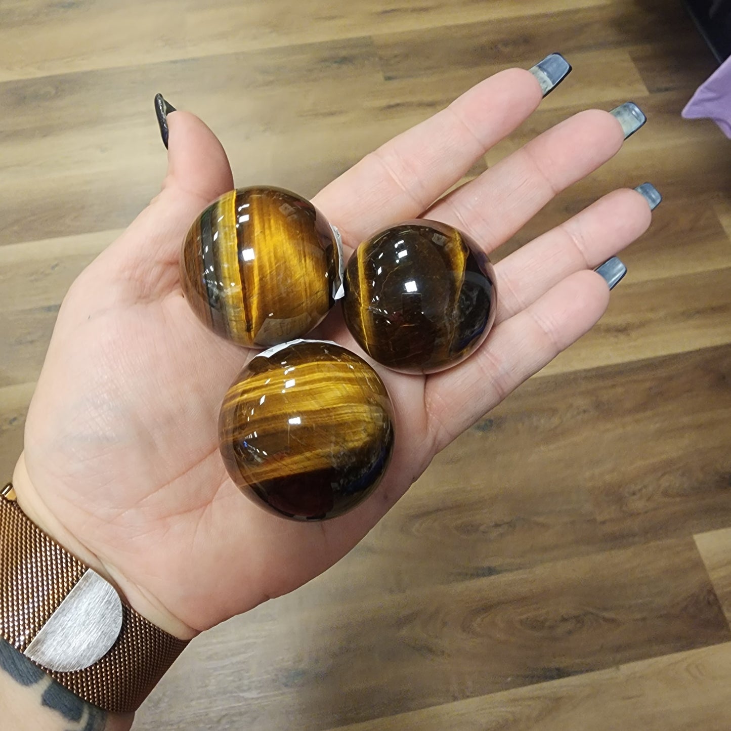 Tiger's Eye Spheres