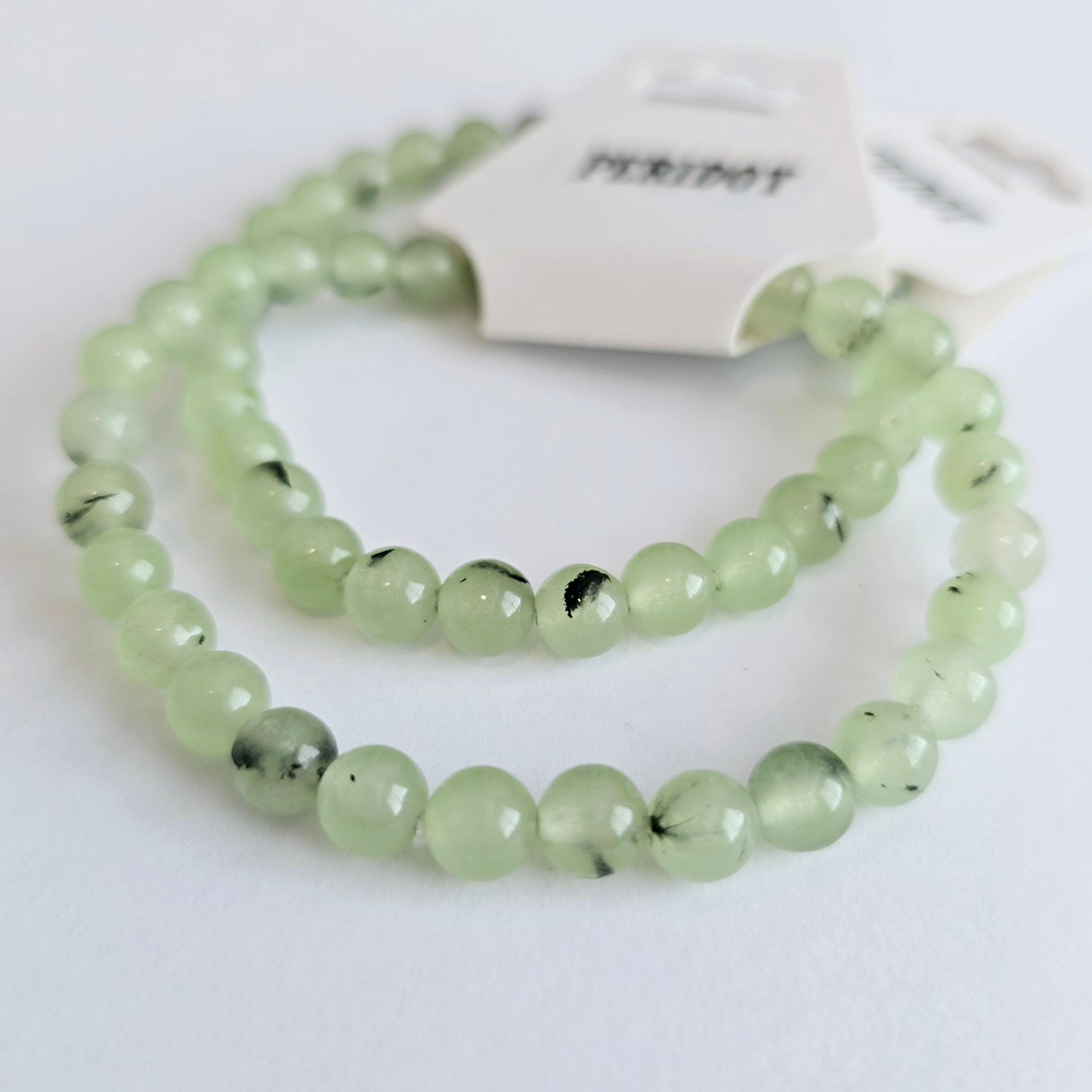 Peridot Bracelet | Natural Crystal Stone Beaded