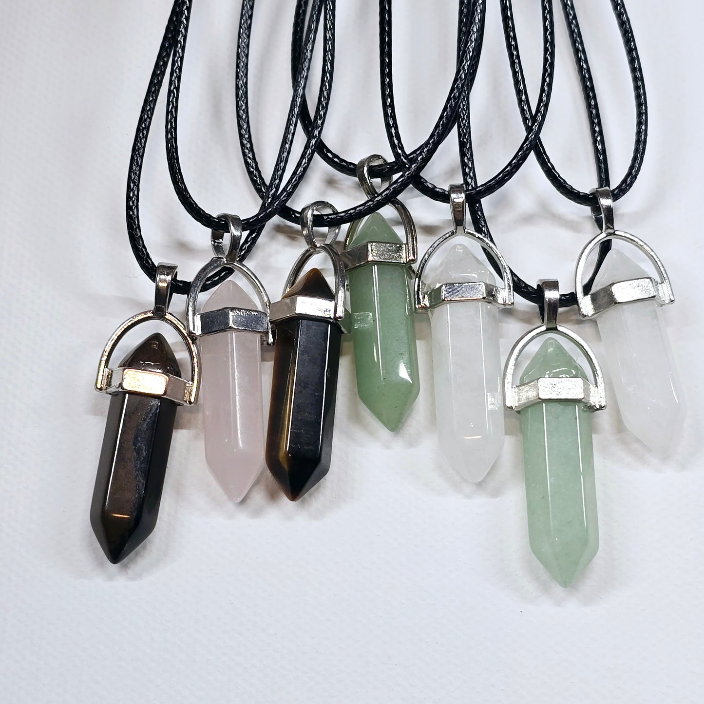 Crystal DT Point Necklace