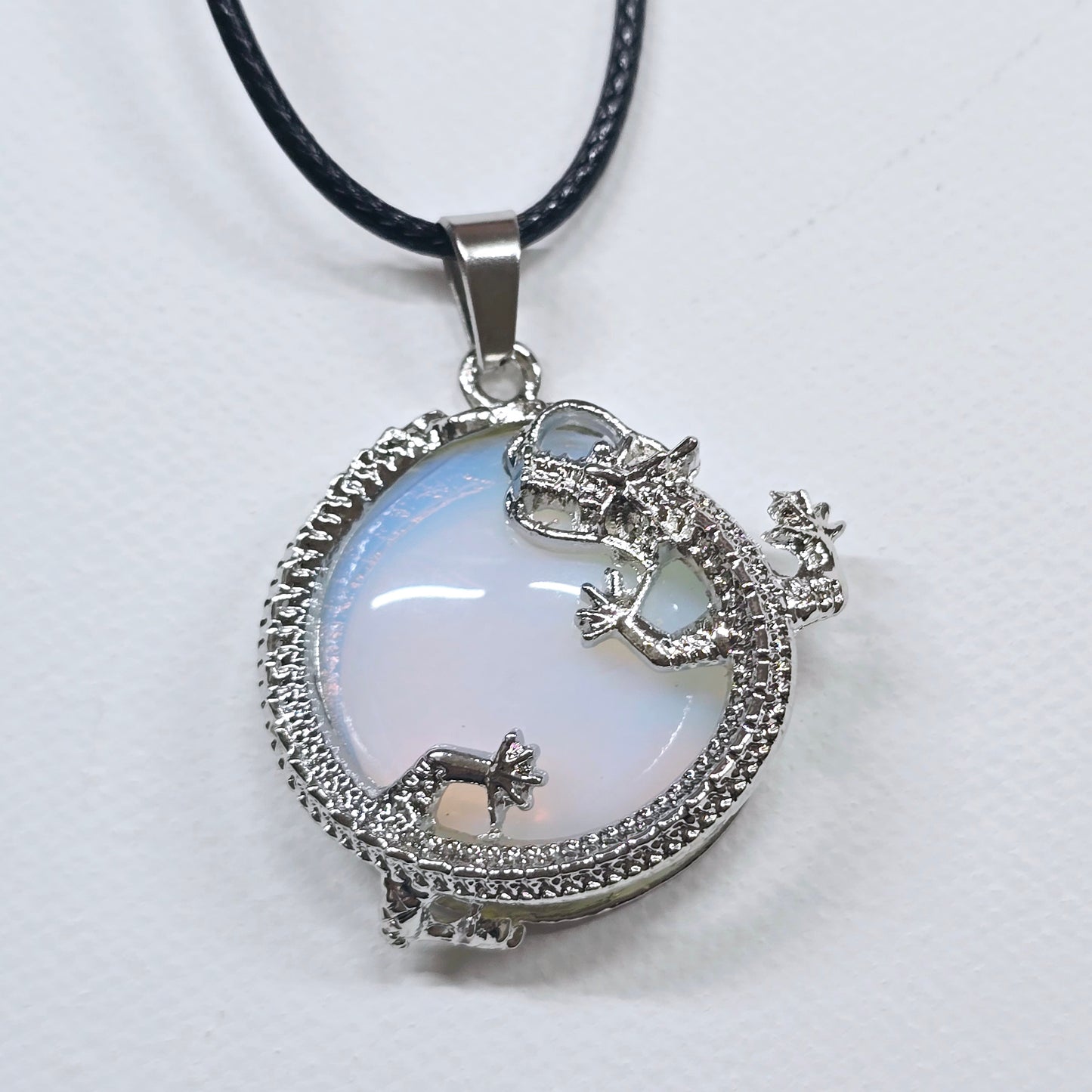 Mythical Luck Dragon Crystal Necklace