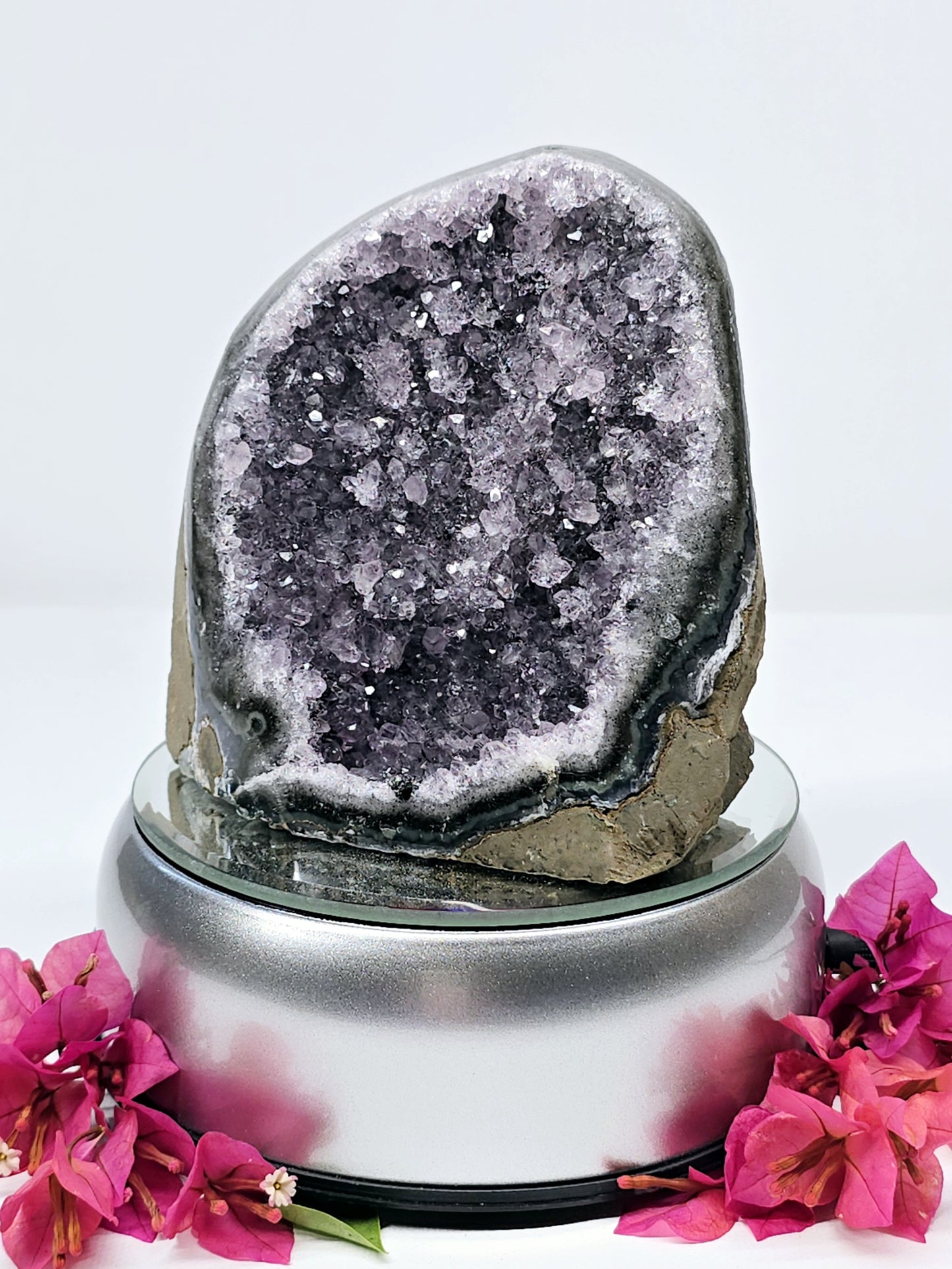 Amethyst Druzy Crystal Cluster IX