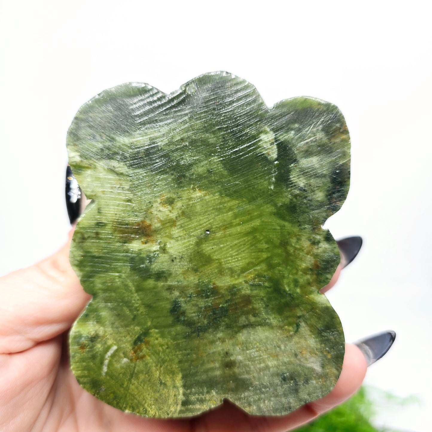 1.4lb Jade Money Toad Frog | Natural Crystal Carved & Polished Stone