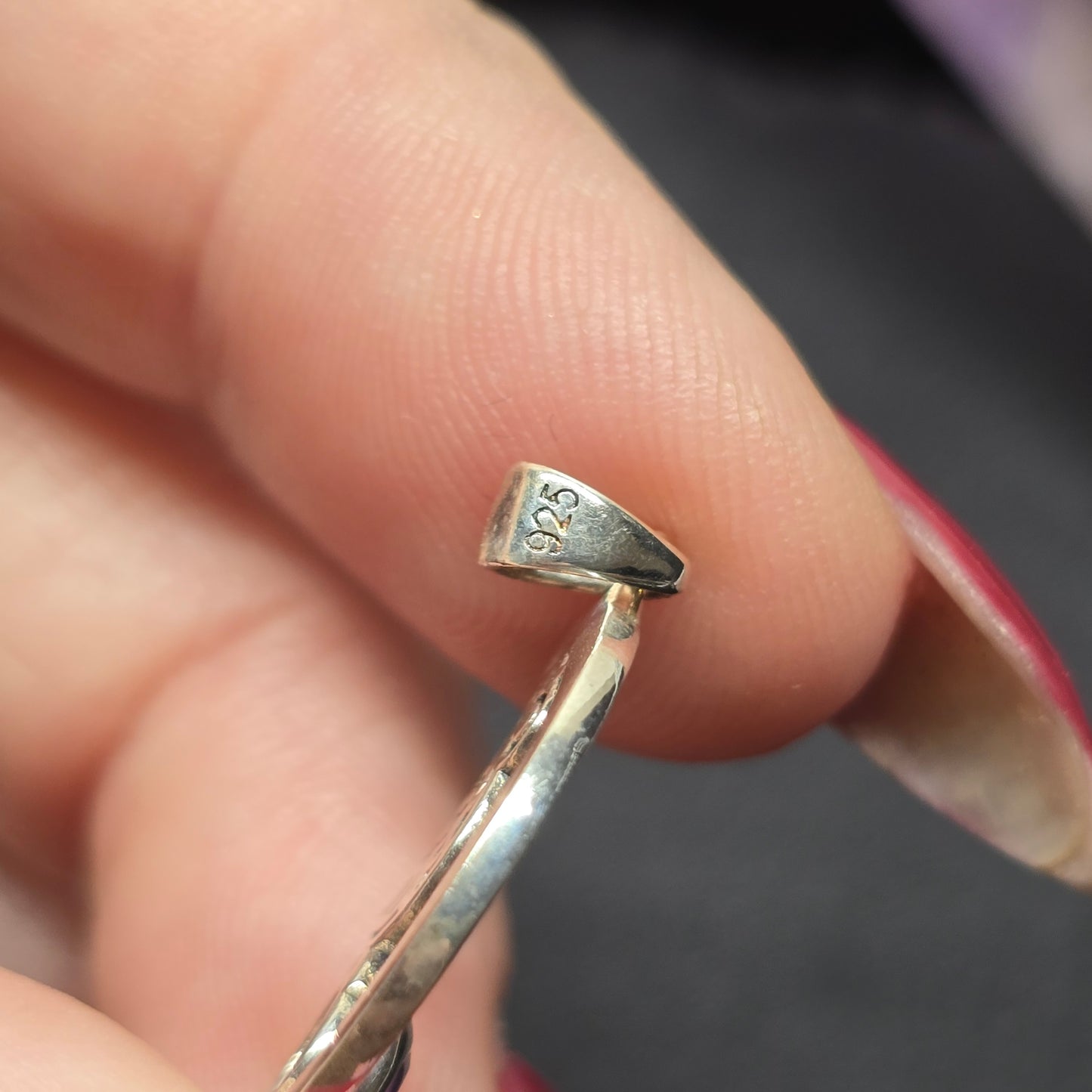 Moon & Owl Amethyst Pendant | Sterling Silver (s925)