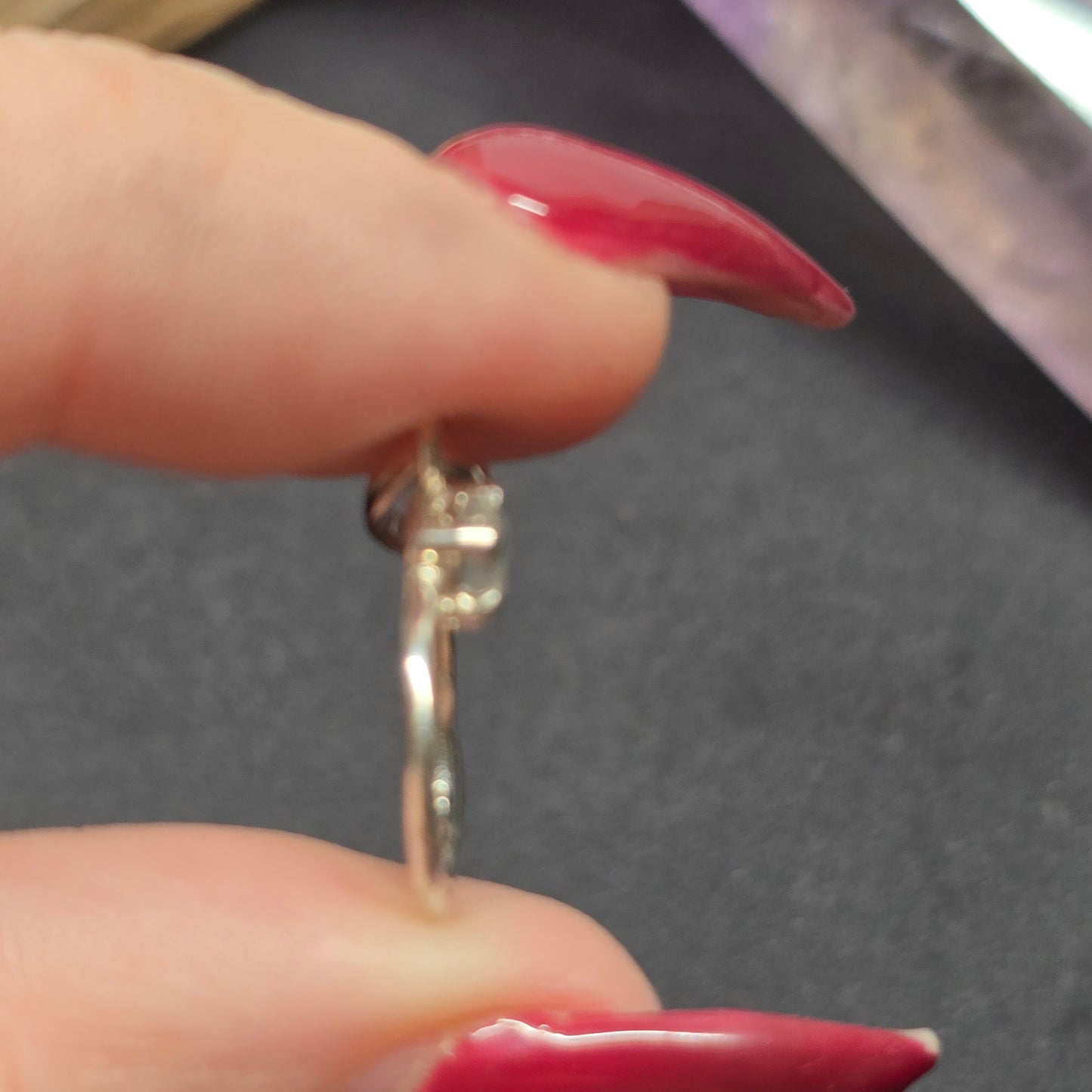 Moon & Star Moonstone Pendant | Sterling Silver (s925)