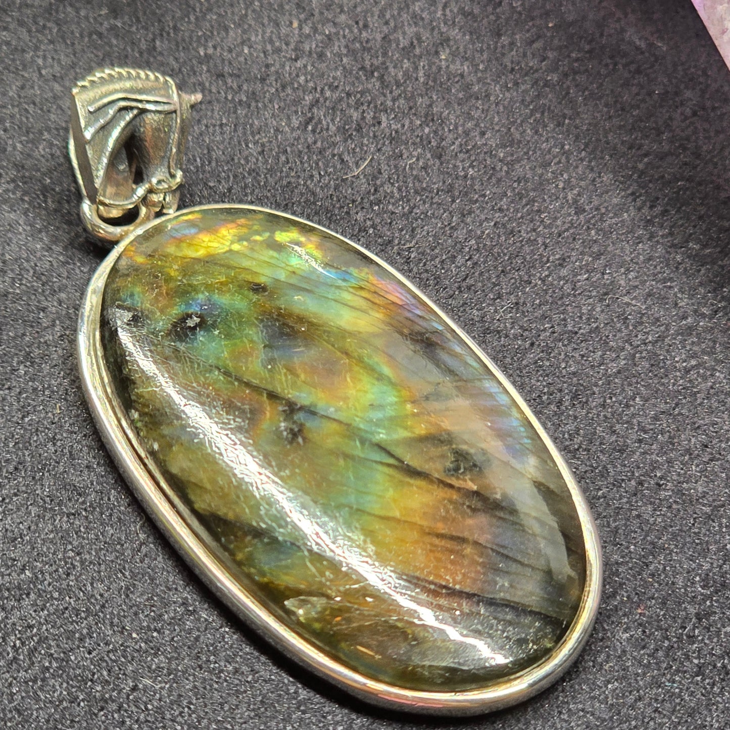 Labradorite Horse Lovers Pendant | Sterling Silver (s925)