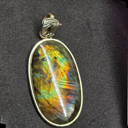 Labradorite Horse Lovers Pendant | Sterling Silver (s925)