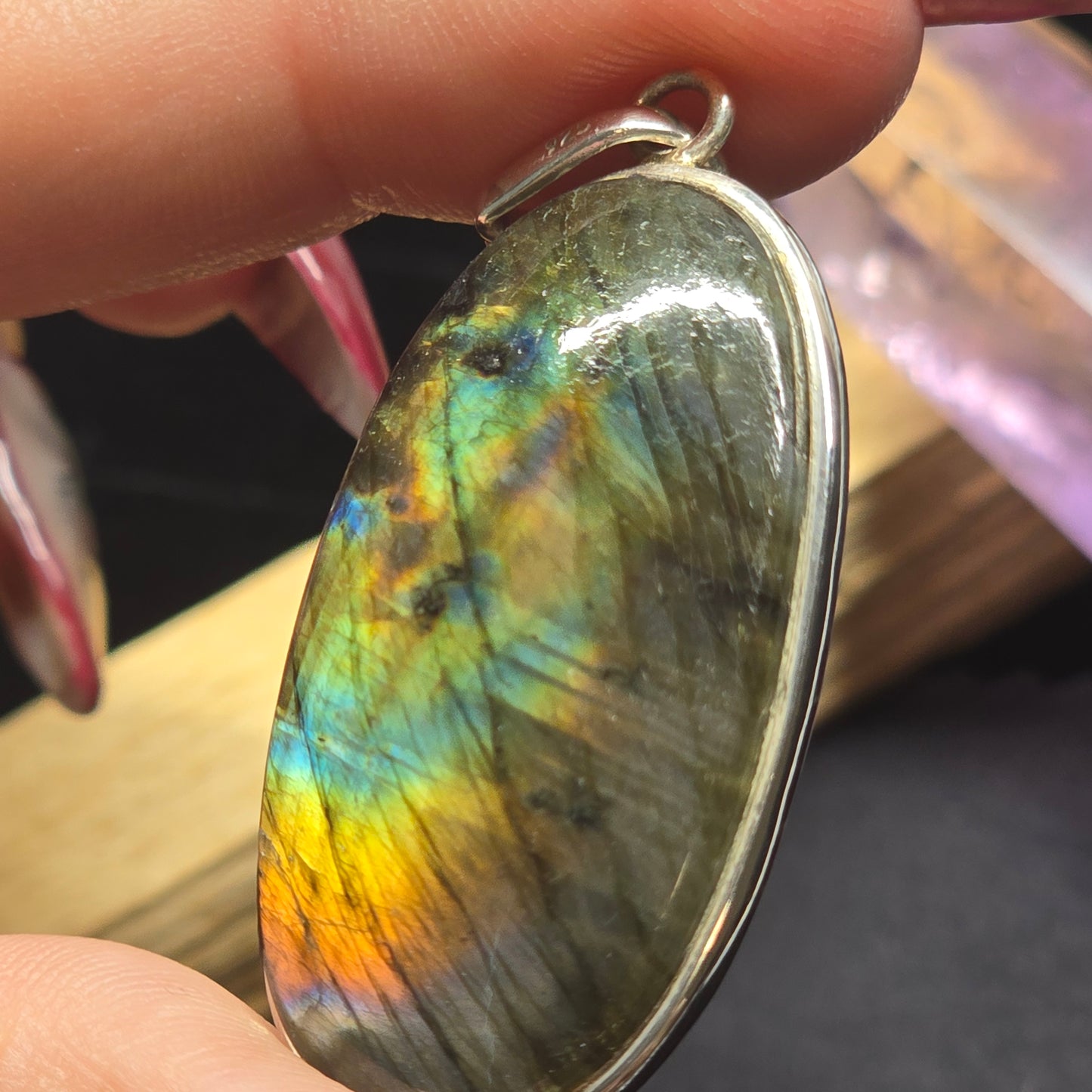 Labradorite Horse Lovers Pendant | Sterling Silver (s925)