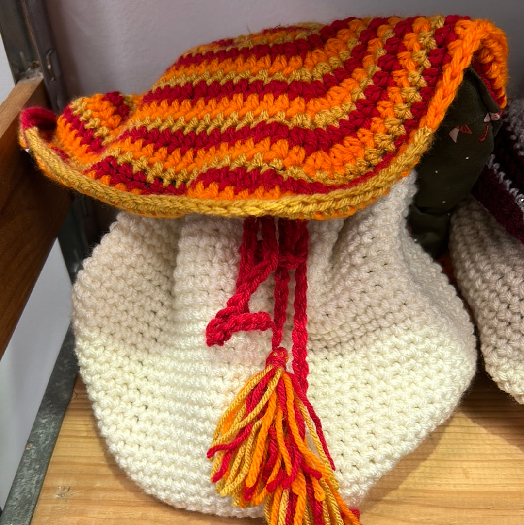 Mushroom Crochet Purse