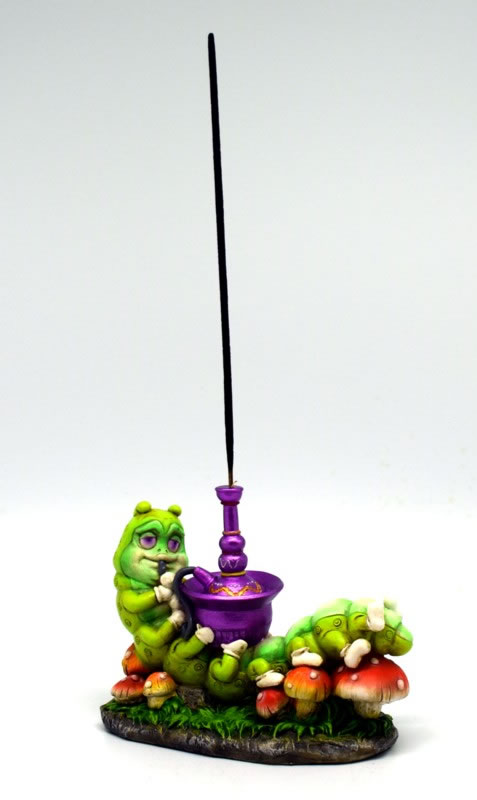 Caterpiller Stand Upright Incense Burner