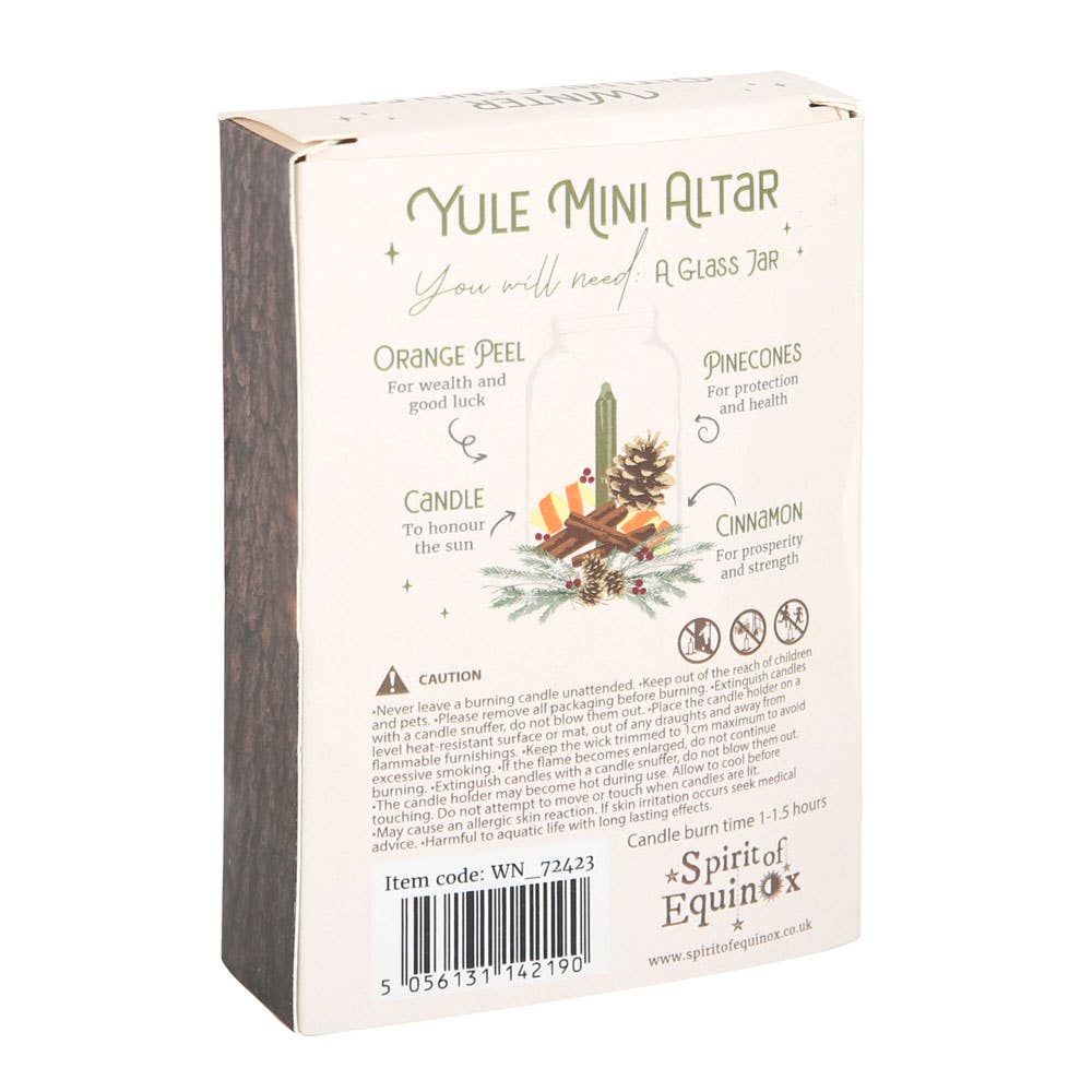 Cedar & Pine Winter Ritual Magic Spell Candles