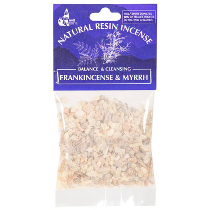 FRANKINCENSE & MYRRH RESIN INCENSE