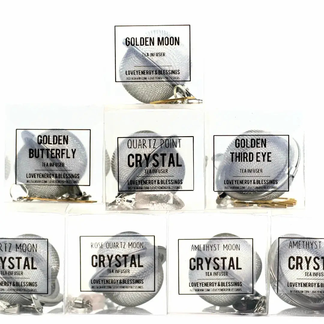 Quartz Crystal Tea Infuser, Crystal Infuser Loose Leaf Tea