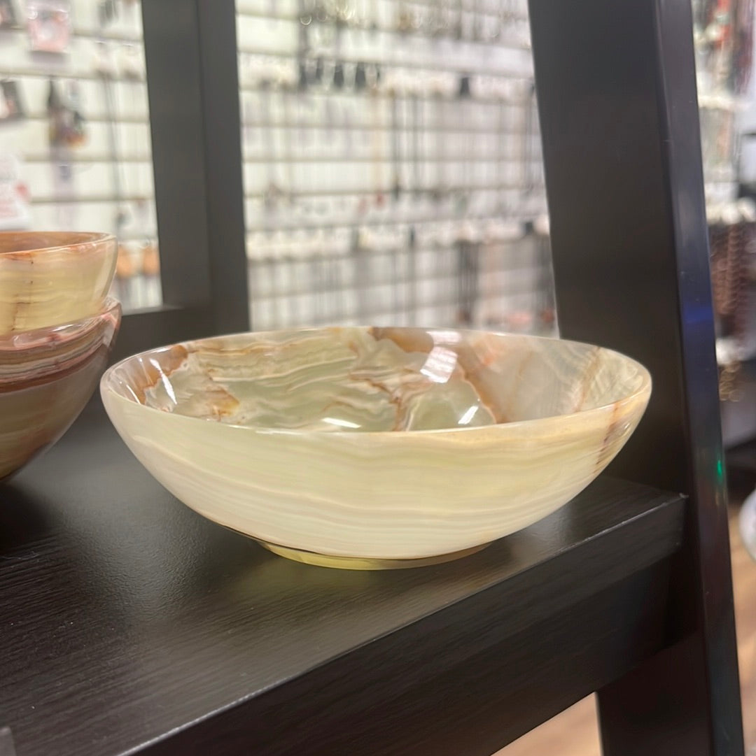 Green Onyx Bowl