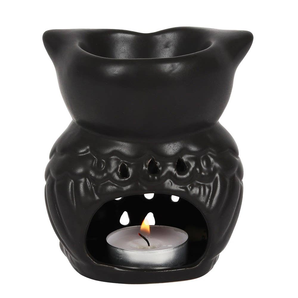 Black Owl Oil Burner and Wax Warmer