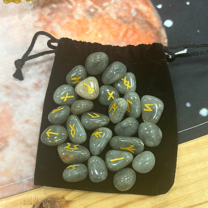 Crystal Gemstone Rune Sets