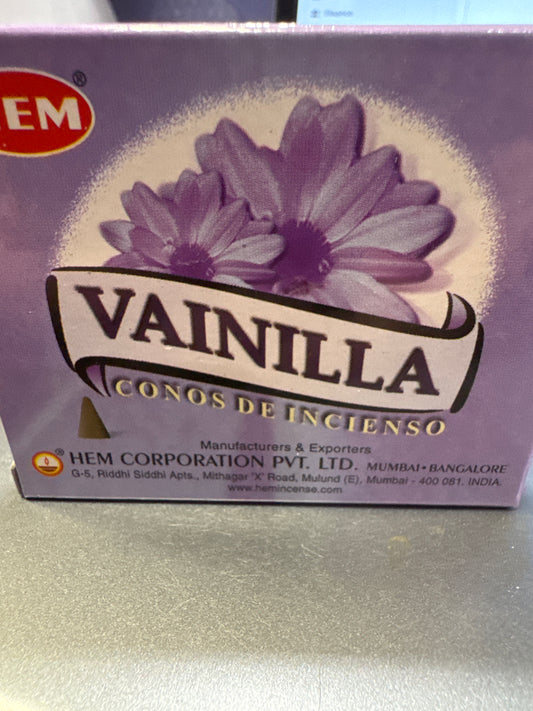 Vanilla cones