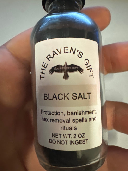 The Raven's Gift Black Salt 2 Oz