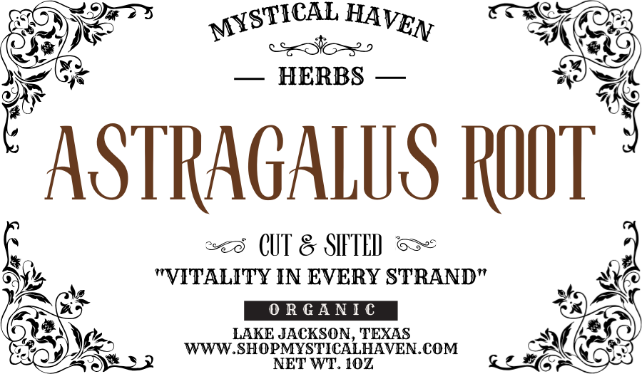 Astragalus Root – Cut & Sifted, Organic (1oz)