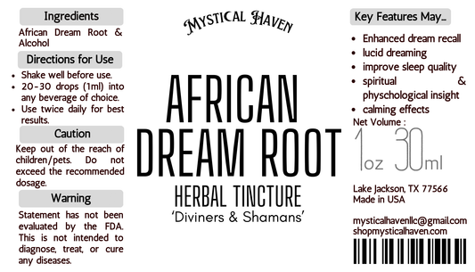 African Dream Root | Herbal Tincture | Divine & Shamans