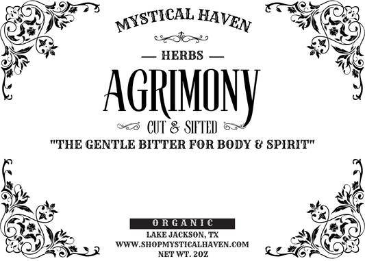 Agrimony Herb – Cut & Sifted, Organic (2oz)