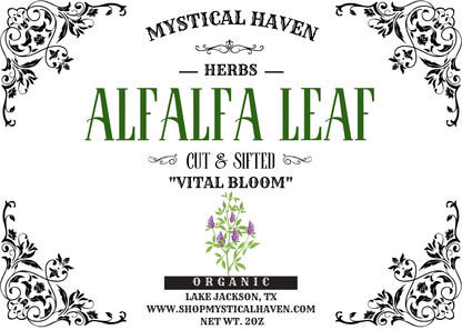 Alfalfa Leaf – Cut & Sifted, Organic (2oz)