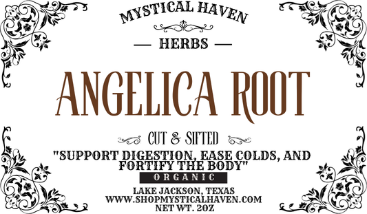 Angelica Root – Cut & Sifted, Organic (2oz)