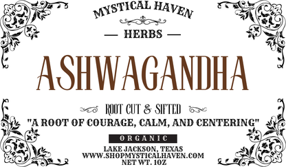 Ashwagandha Root – Cut & Sifted, Organic (1oz)