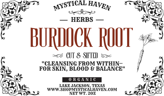 Burdock Root – Organic, Cut & Sifted (2oz)