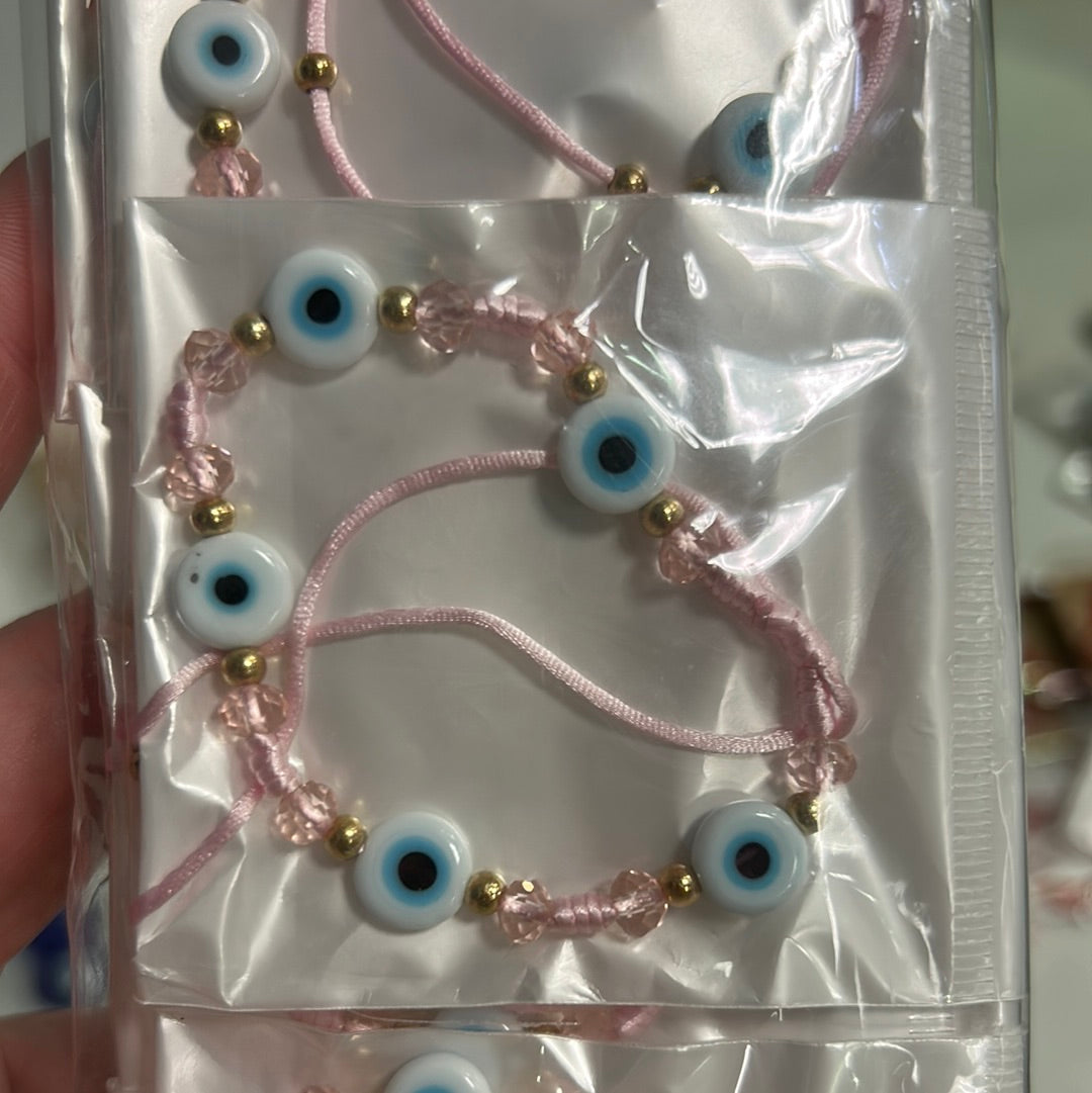 Ojo Evil Eye Gold Bead Bracelet