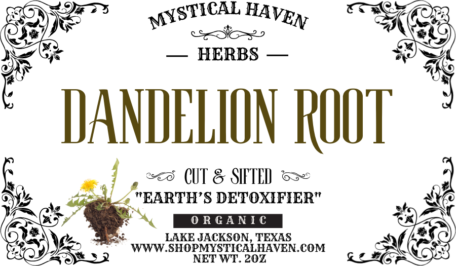 Dandelion Root – Cut & Sifted, Organic (2oz)