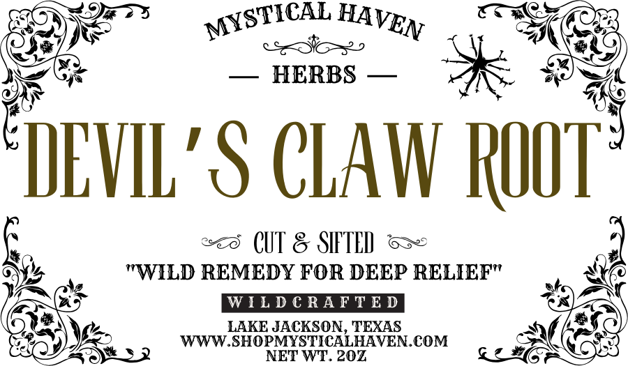 Devil’s Claw Root – Cut & Sifted, Organic (2oz)
