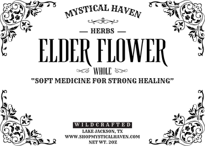 Elder Flower – Whole, Wildcrafted (2oz)