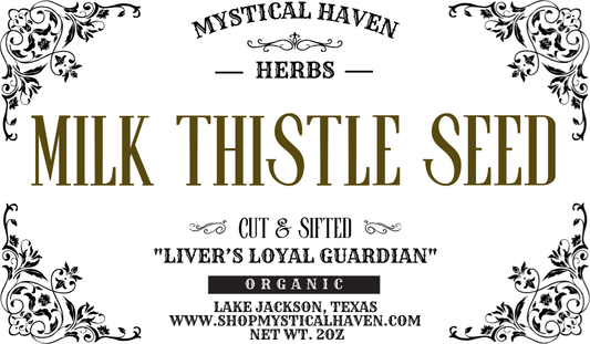 Milk Thistle Seed – Cut & Sifted, Organic (2oz)