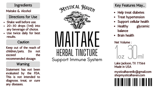 Maitake | Herbal Tincture | Mushroom | Fungus