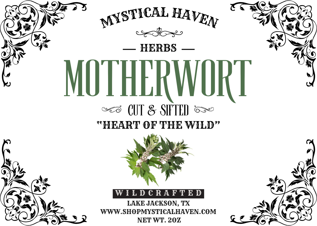 Motherwort Herb – Cut & Sifted, Wildcrafted (2oz)