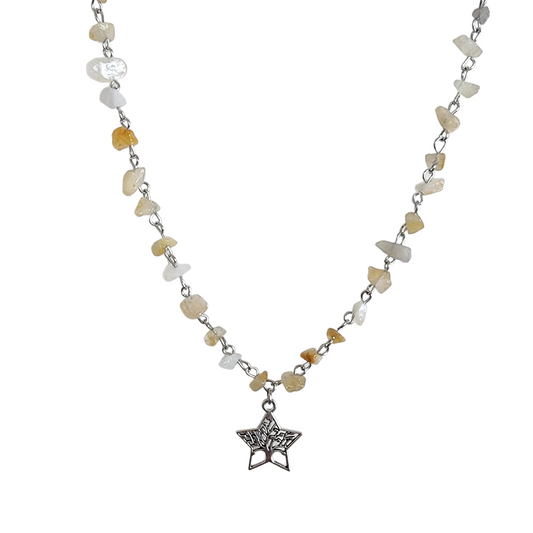 TOL Star Crystal Chip Necklace