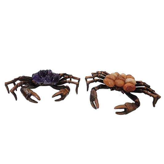 Large Metal Crab w/ Crystal Body