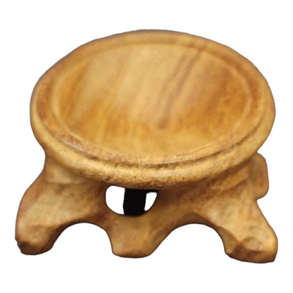 Wooden Tree Root Sphere Stand Holder