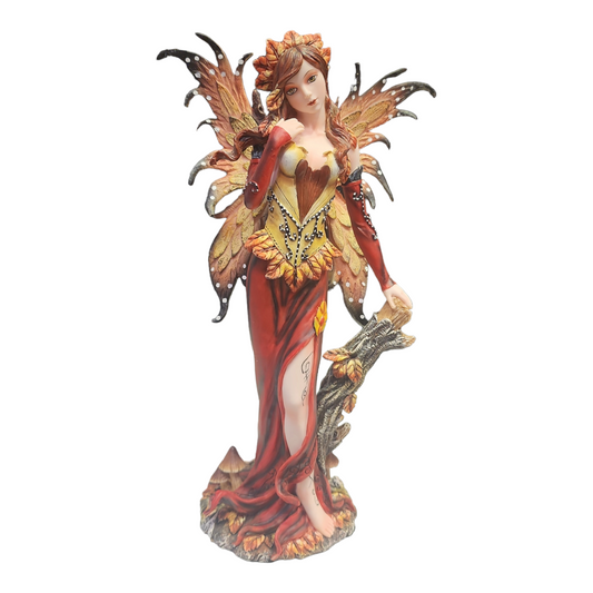Fall Autumn Fairy Queen Statue Fantasy Decoration Figurine