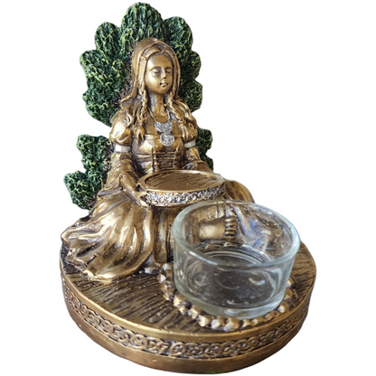Celtic Goddess Danu Tealight Candle Holder
