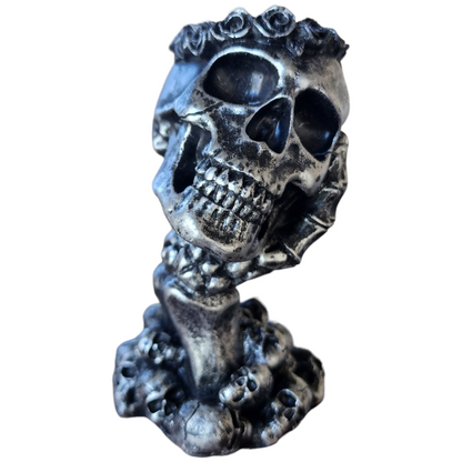 Skull Hear No, See No, Speak No Sphere Stand Holder