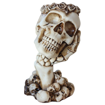 Skull Hear No, See No, Speak No Sphere Stand Holder